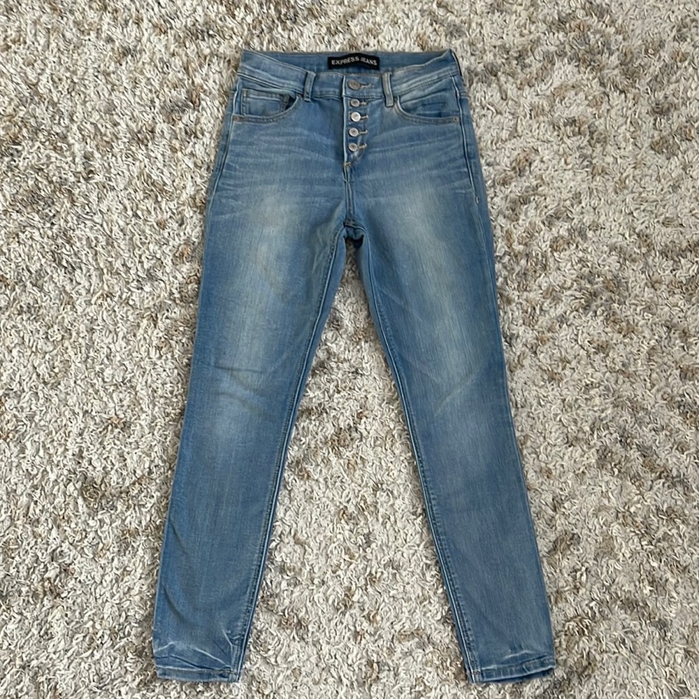 Express Jeans high rise size 2